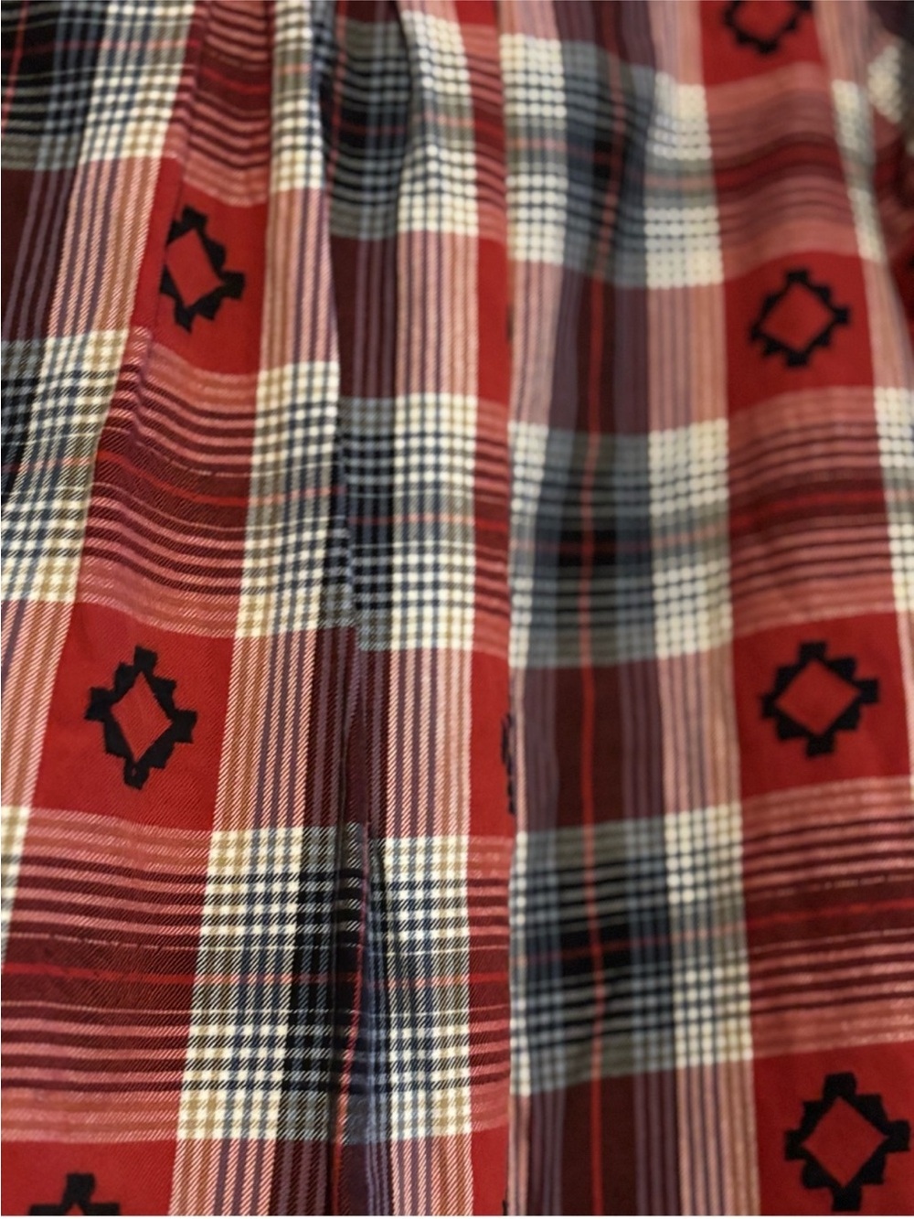 Ariat Red Plaid Long-Sleeve Button-Down Shirt women’s XL like new! - Picture 8 of 8